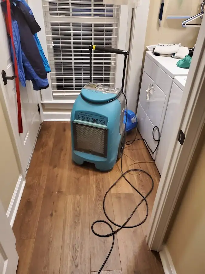 Commercial dehumidifier deployed for Flood Damage Cleanup in Nolensville